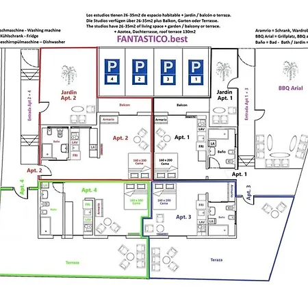 Fantastico 2 - Large Balcony, Free Parking, Air Conditioning, Free Netflix, Bbq アパート *